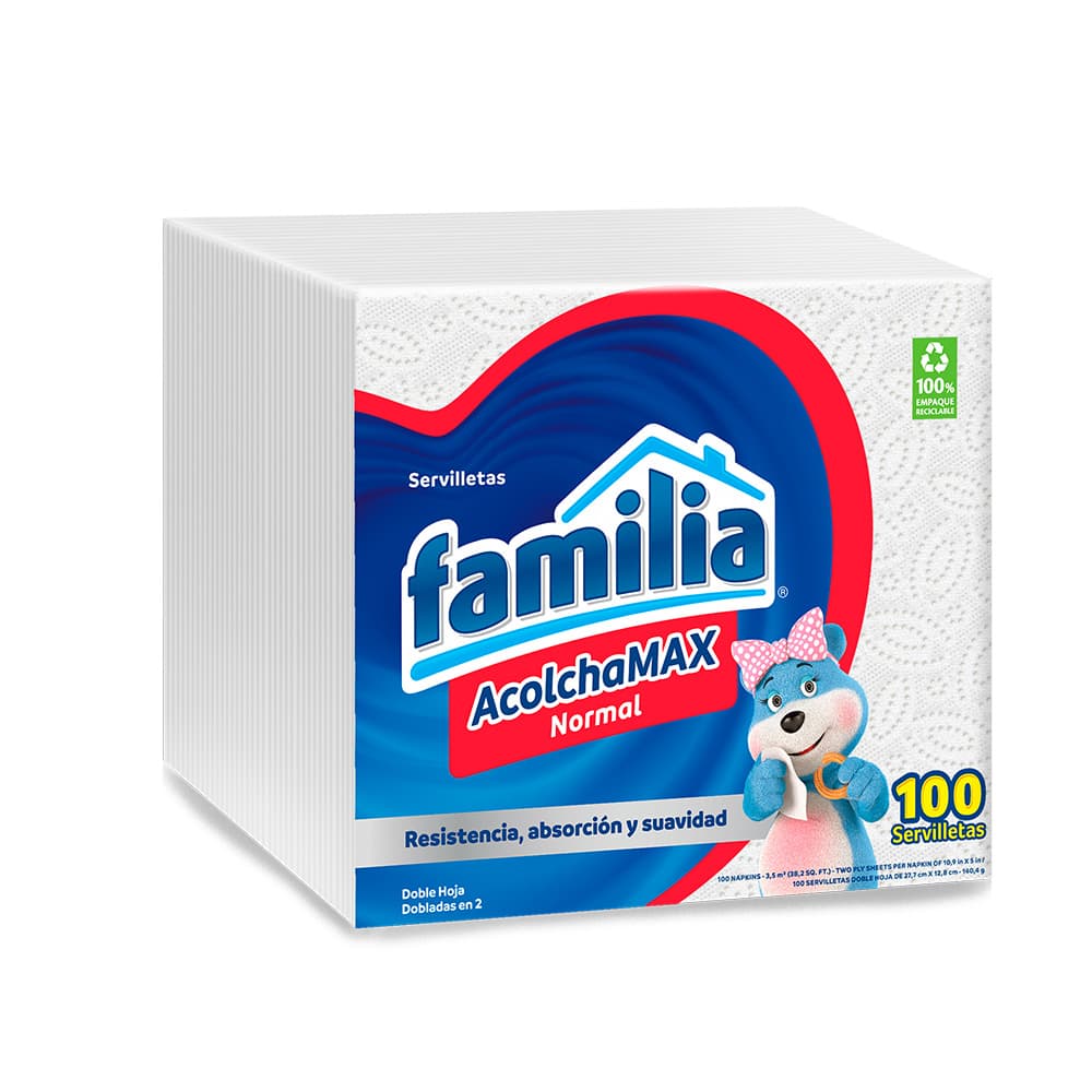Servilletas Familia — Familia, Paquete x 100 unidades